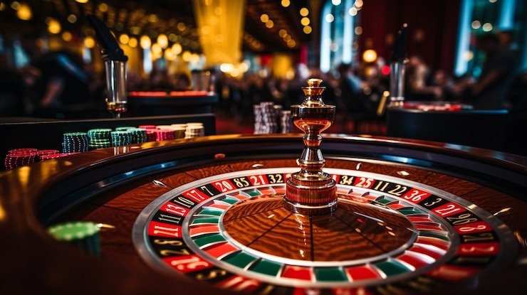 American roulette wheel